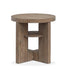 Conway - Round End Table - Spiced Brown Magnussen Furniture