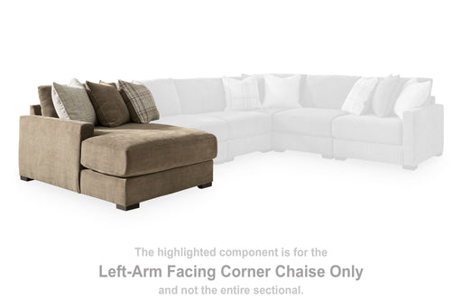 Camellia-Court - LAF Corner Chaise - Coffee Benchcraft®