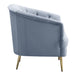 Bayram - Chair - Light Gray Velvet ACME