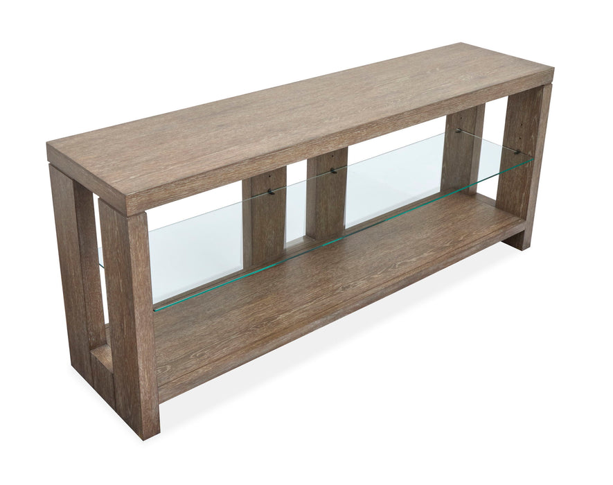 Cypress - Console Sofa Table - Spiced Brown Magnussen Furniture