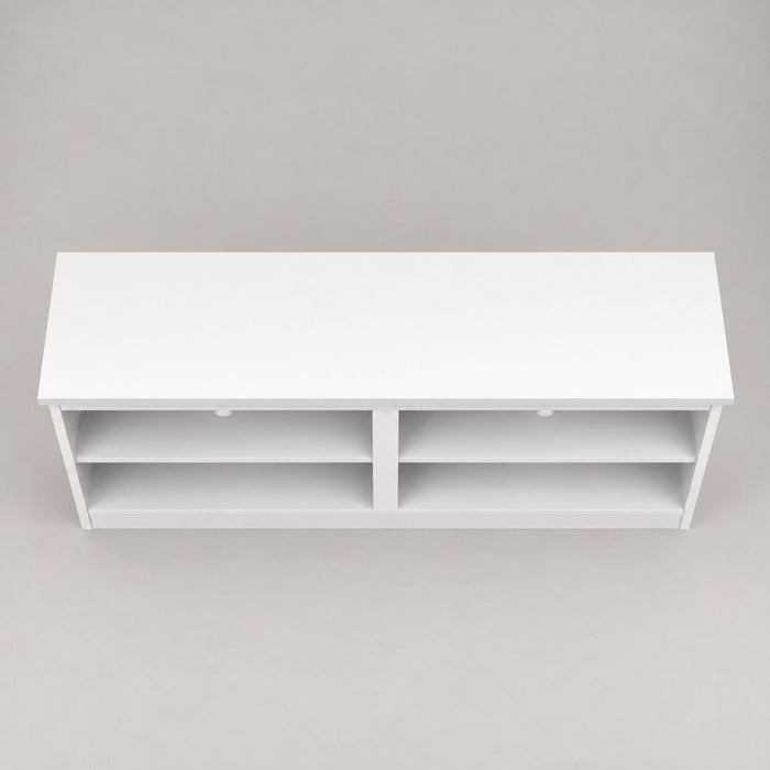TV Stand For TVs Up To 50" With Open Shelves And Cable Management Home Essentials