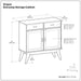 Draper - Entryway Storage Cabinet - Brown Simpli-Home