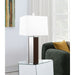 Echolls - Lamp With Scalloped Accents And Mirror Detail Furniture Max