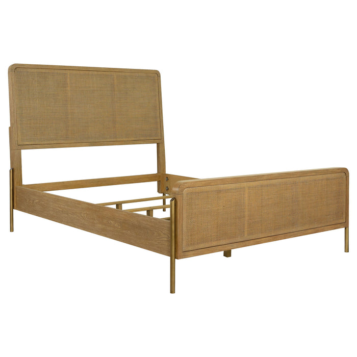 Stevie - Eastern King Panel Bed - Sand