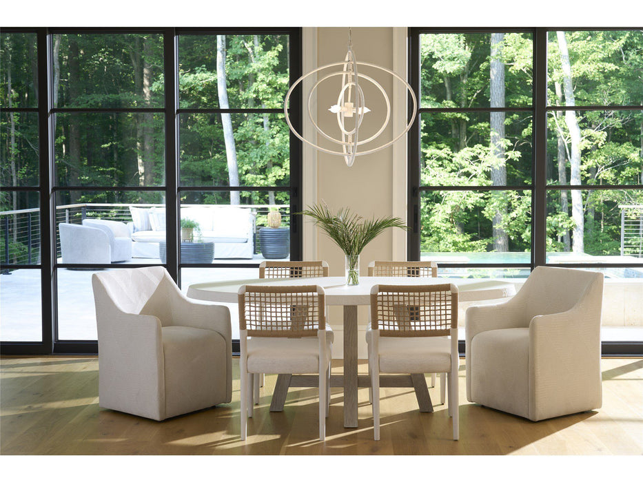 Oasis - Dockside Dining Table - White / Beige