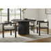 Upholstered Dining Armchair - Black Home Essentials