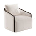 Lenora - Accent Chair With Swivel - Beige Acme