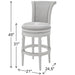 Swivel Barstool With High-Back Home Essentials