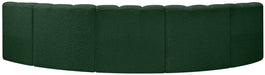 Arc - Boucle Fabric 5 Piece U-Shaped Modular Sofa Meridian Furniture