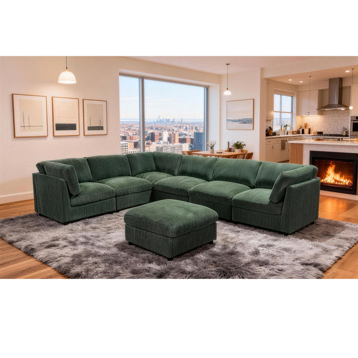 Modular Sectional With Custom Configuration Home Essentials