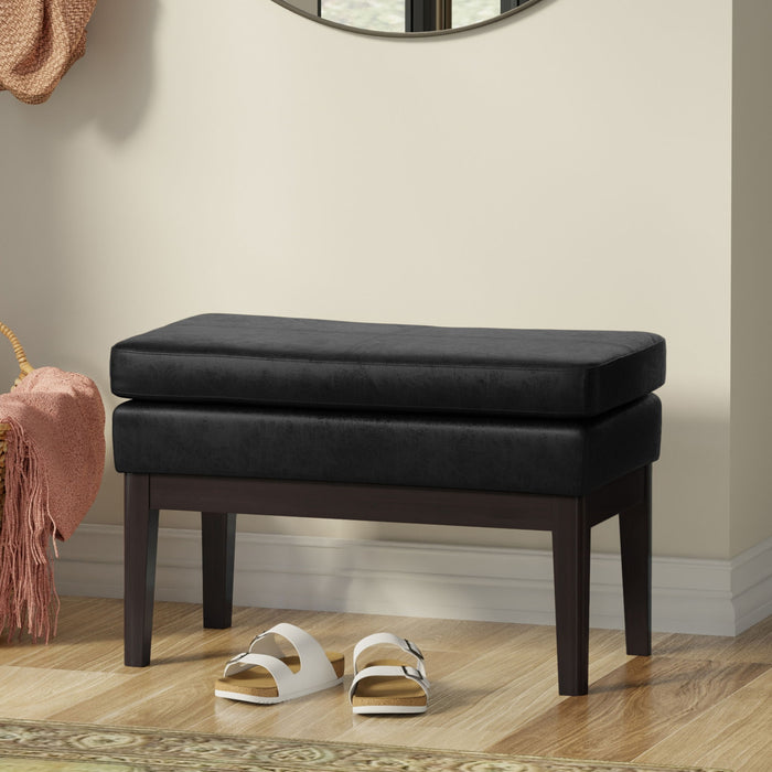 Carlson - Ottoman Bench, Mid Century Design Simpli-Home