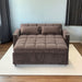 3 In 1 Convertible Sleeper Sofa Bed, Modern Fabric Loveseat Futon Sofa Couch With Pullout Bed, Small Love Seat Lounge Sofa With Reclining Backrest, Furniture For Living Room Home Essentials