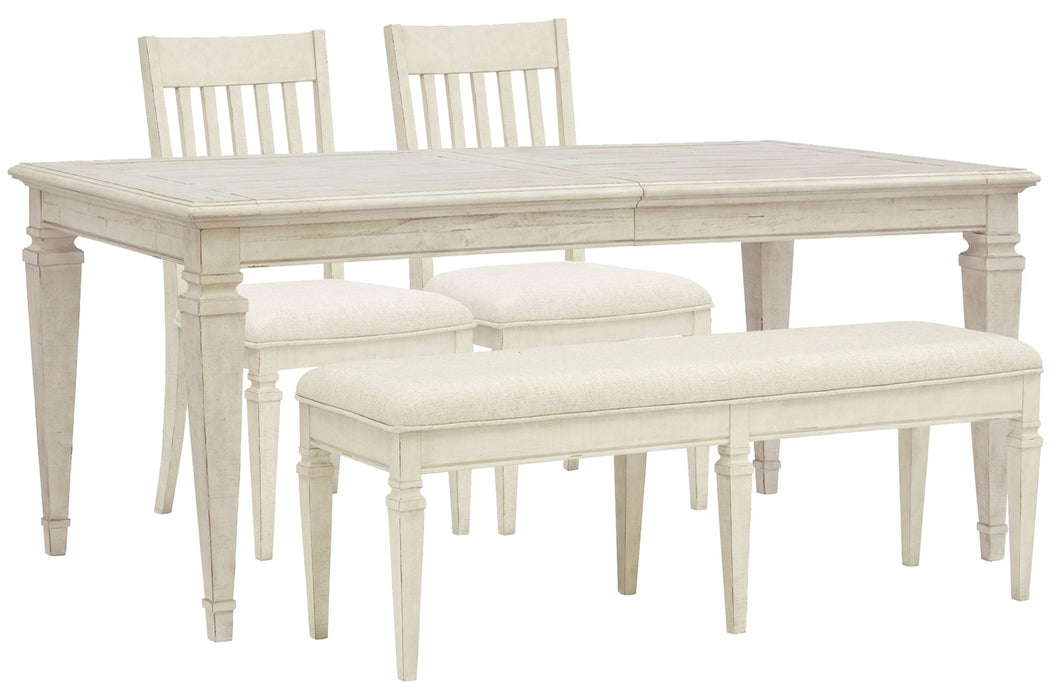 Newport - 4 Piece Extendable Rectangular Dining Table Set Magnussen Furniture