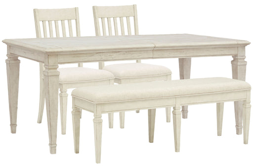 Newport - 4 Piece Extendable Rectangular Dining Table Set Magnussen Furniture