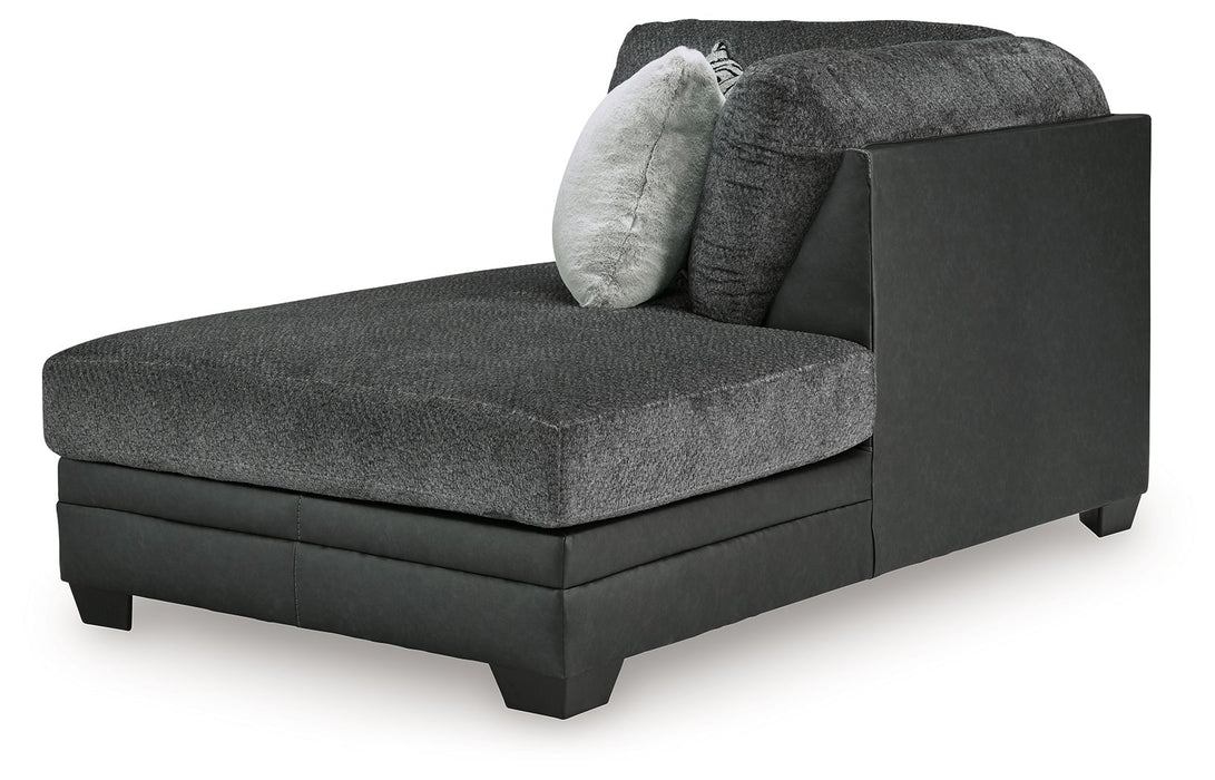 Brixley Pier - Raf Corner Chaise - Graphite