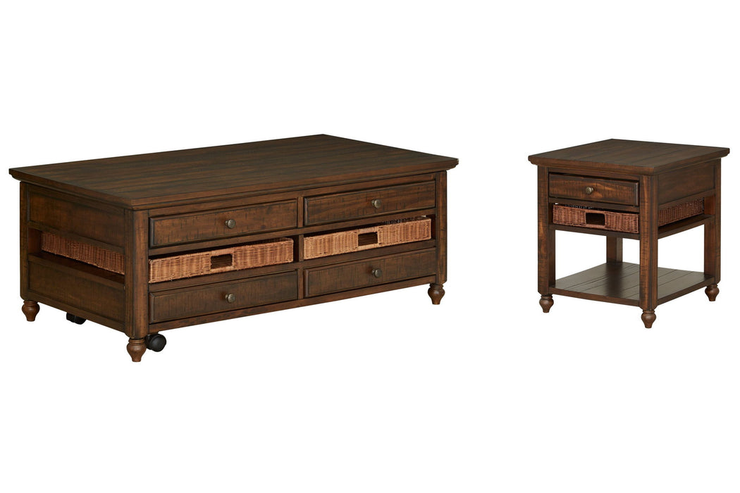 Cottage Lane - Rectangular Lift Top Cocktail Table Set Magnussen Furniture