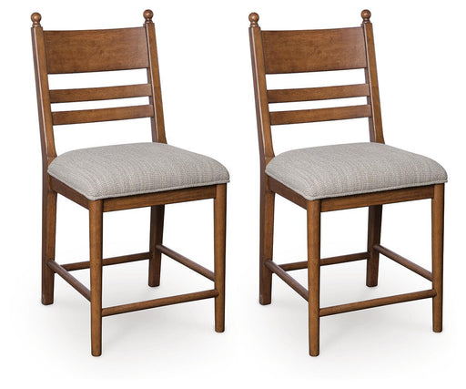 Greddinton - Upholstered Barstool (Set of 2) Signature Design by Ashley®