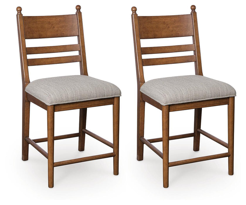 Greddinton - Upholstered Barstool (Set of 2) Signature Design by Ashley®