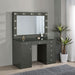 Fern - 7 Drawer Vanity Set With Mirror And Globe Lights Furniture Max