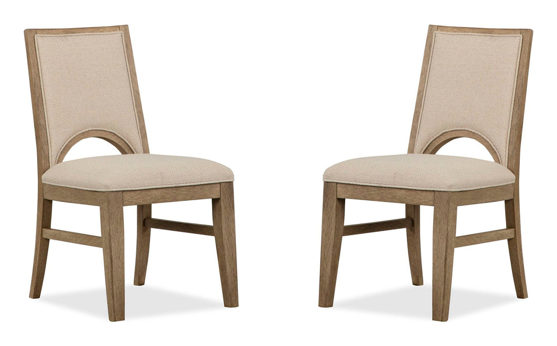 Tristan - Upholstered Side Chair (Set of 2) - Swiss Coffee Magnussen Furniture