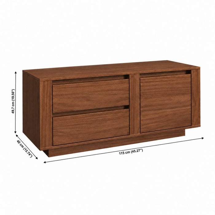 TV Stand For TVs Up To 50" With 1 Door And 2 Drawers Home Essentials