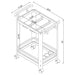 Kempton - 2 Tier Bar Cart - Chrome Furniture Max