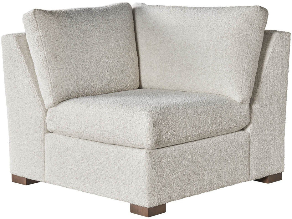 Modern U Choose - Armless Corner Chair, Special Order - White