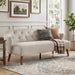 3 Seater Tufted Upholstered Couch Comfy Living Room Sofa Noble House