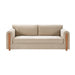 Modern 3 Seater Upholstered Couch Sofa For Living Room Noble House