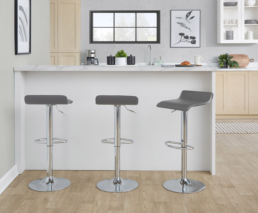 Ale - Contemporary Adjustable Barstool (Set of 2) Lumi Source