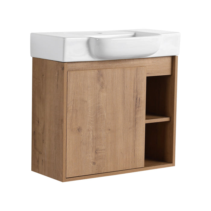 Wall Mounted Bathroom Vanity & Sink & Soft Close Door Home Essentials