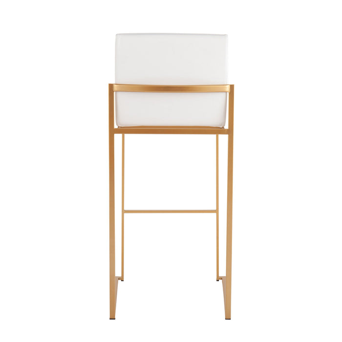 Fuji - Contemporary Design High Back Barstool Lumi Source