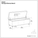 Avalon - Multifunctional Storage Ottoman Bench Simpli-Home