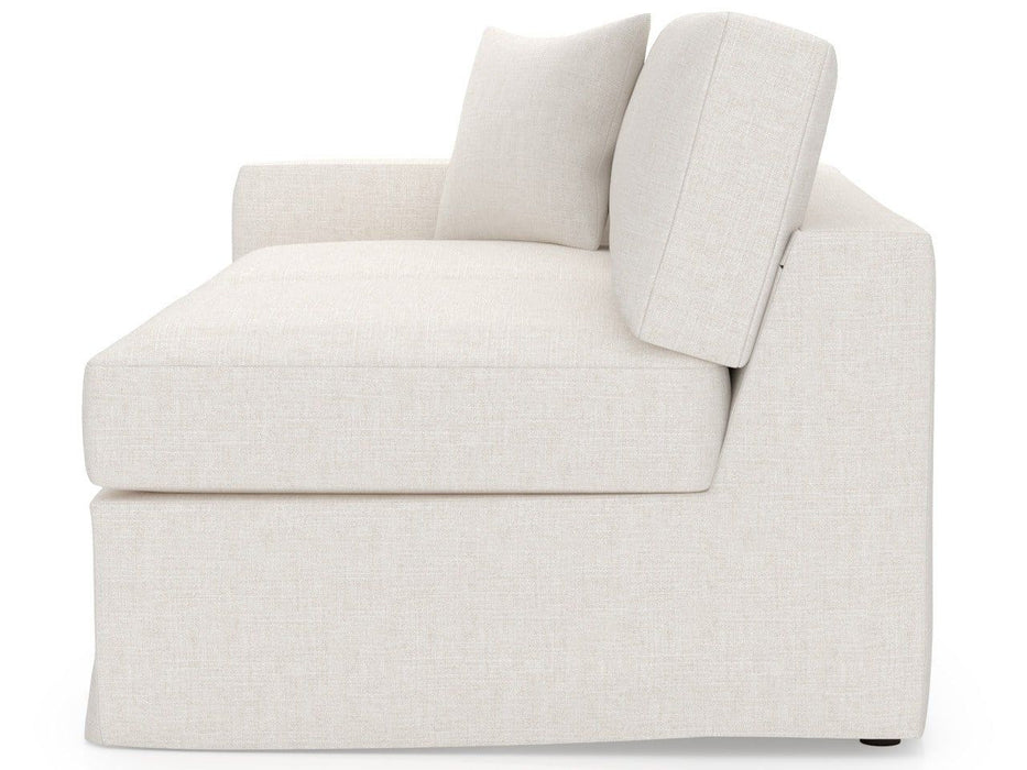 Maxx - Slipcover Loveseat LAF, Special Order - White