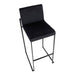 Fuji - Contemporary High Back Barstool Elegant Design Lumi Source