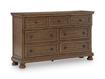 Zackaryn - Dresser - Warm Brown Signature Design by Ashley®