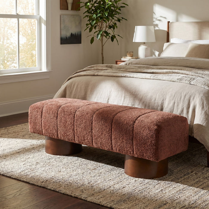 Modern Upholstered Dining Bench Noble House