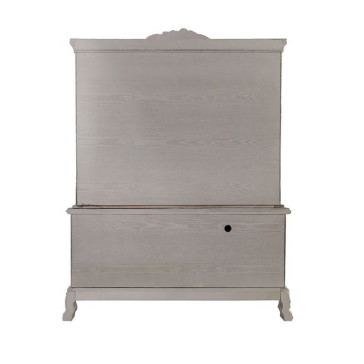 Dresden - Computer Desk & Hutch - Bone White ACME