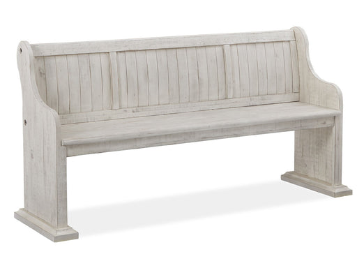 Bronwyn - Bench With Back - Alabaster Magnussen Furniture
