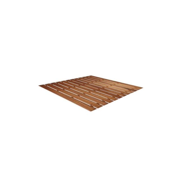 25" Premium Shower Bath Mat - Teak