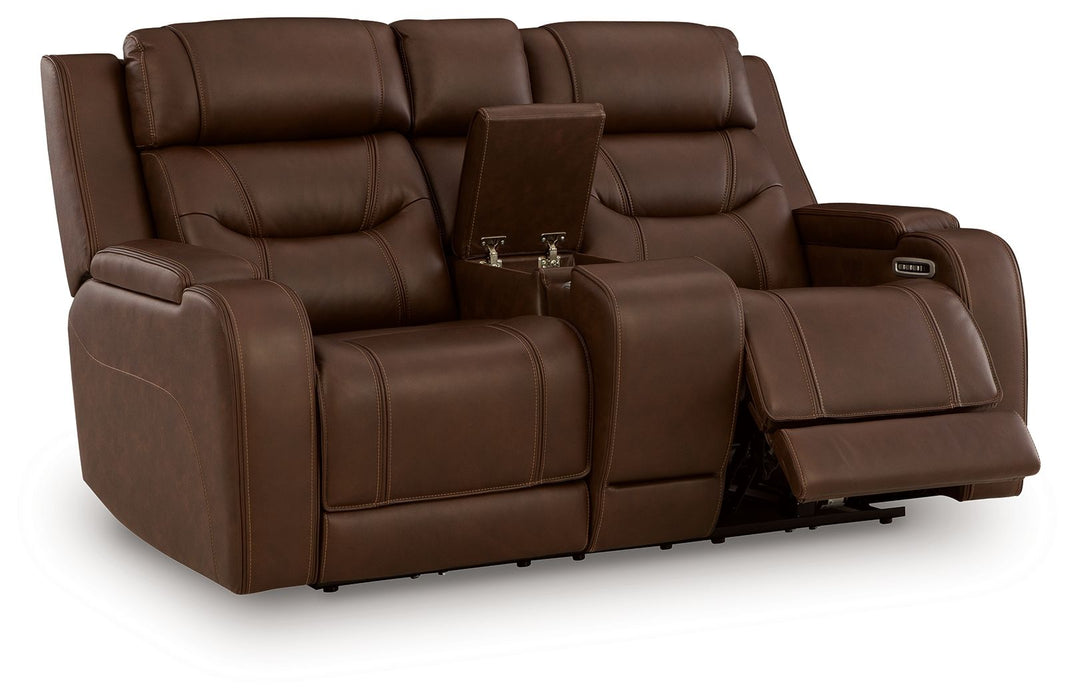 Knightington - Power Reclining Loveseat With Audio Seating Signature Design by Ashley®