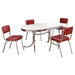 Midge - Oval Dining Table Set Furniture Max