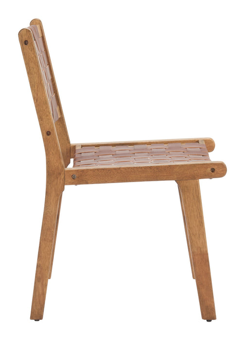 Feder - Dining Chair (Set of 2) - Brown Zuo Modern