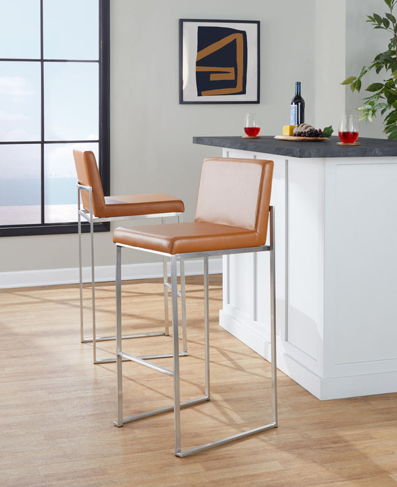 Fuji - Contemporary And Modern Elegance High Back Barstool Lumi Source