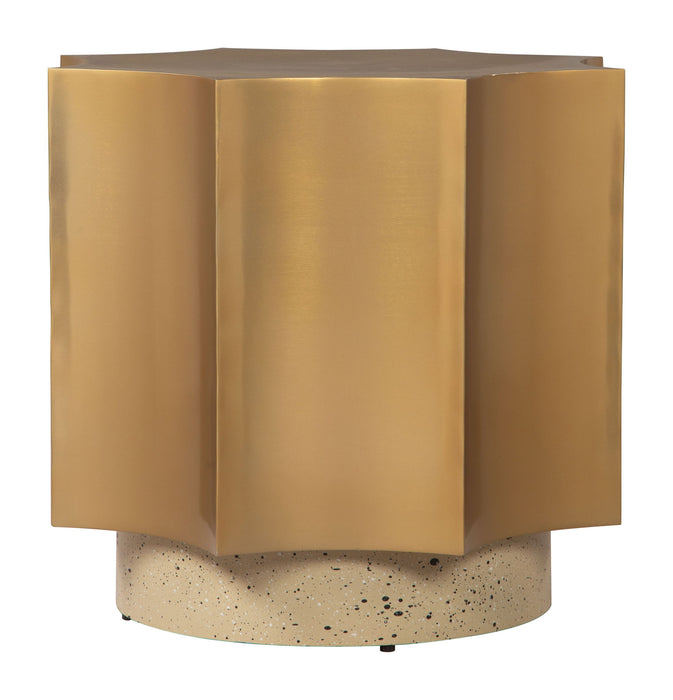 Osam - Side Table - Gold / Beige Zuo Modern