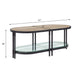 Brantley - Coffee Table - Oak & Sandy Black ACME