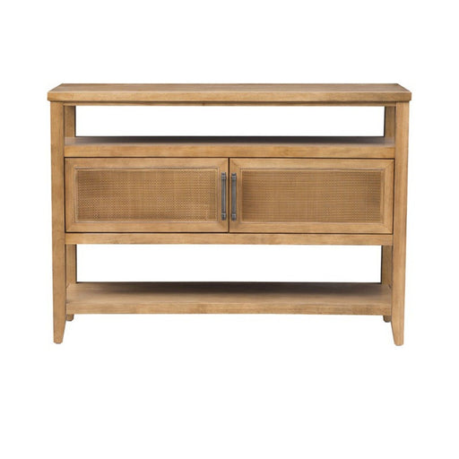 Naomi - 2 Door Storage Console Table With Ample Shelving - Natural JLA