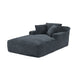 Oversized Chaise Lounge Chair Indoor For Living Room - Dark Gray Home Essentials