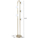 Artema - Floor Lamp - Gold Ashcroft Furniture