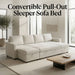 Extra Wide U - Shape Convertible Sleeper Sofa Bed With Dual Storage Ottoman Home Essentials
